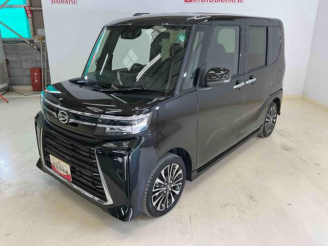 タントカスタムＲＳワンオーナー　衝突軽減ブレーキ　認定中古車　両側電動スライドドア　電動パーキングブレーキ　オートブレーキホールド機能　運転席助手席シートヒーター　オーディオレス車（京都府）の中古車