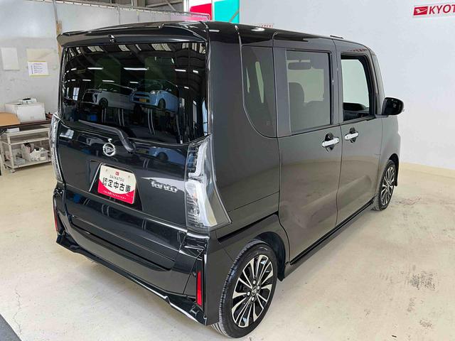 タントカスタムＲＳワンオーナー　衝突軽減ブレーキ　認定中古車　両側電動スライドドア　電動パーキングブレーキ　オートブレーキホールド機能　運転席助手席シートヒーター　オーディオレス車（京都府）の中古車