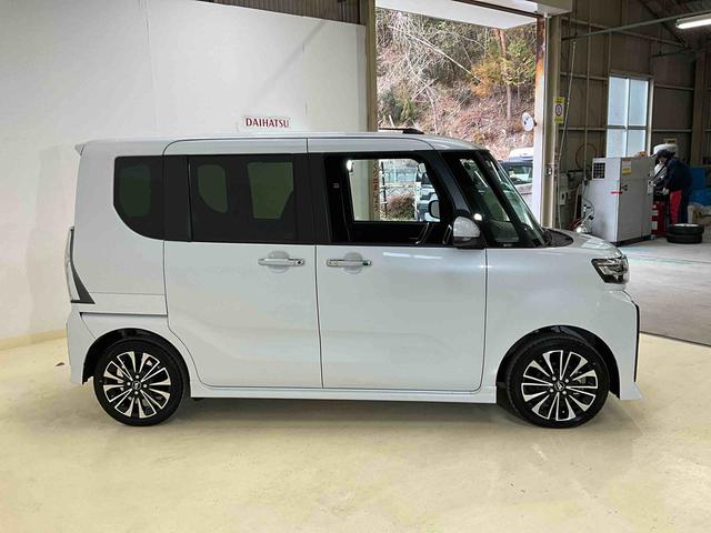 タントカスタムＲＳダイハツ認定中古車　予防安全機能スマートアシスト搭載　アイドリングストップ　オートライト　電動格納ミラー　ＬＥＤヘッドライト　バックモニター　キーフリーキー　シートヒーター（京都府）の中古車