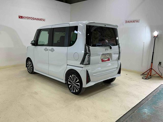 タントカスタムＲＳダイハツ認定中古車　予防安全機能スマートアシスト搭載　アイドリングストップ　オートライト　電動格納ミラー　ＬＥＤヘッドライト　バックモニター　キーフリーキー　シートヒーター（京都府）の中古車