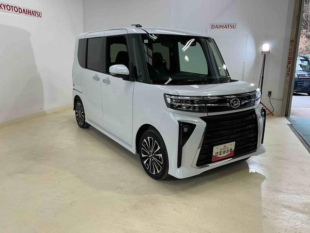 タントカスタムＲＳダイハツ認定中古車　予防安全機能スマートアシスト搭載　アイドリングストップ　ＬＥＤヘッドライト　電動格納ミラー　バックモニター　キーフリーキー　オートマチックハイビーム（京都府）の中古車