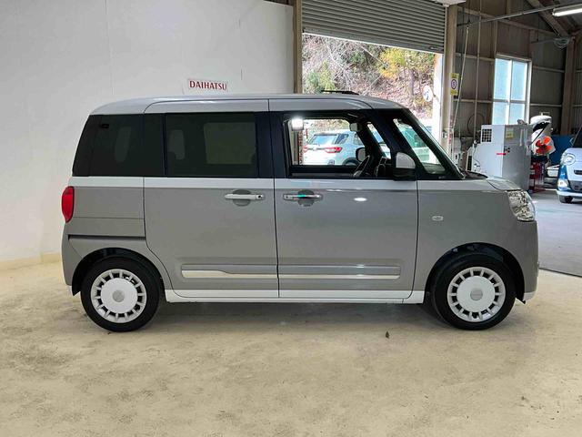 ムーヴキャンバスストライプスG ナビ バックカメラ フルセグチューナースマートアシスト 純正ナビ フルセグチューナー ブルートゥース対応 バックカメラ プッシュボタンエンジンスタート 両側リヤパワースライドドア LEDヘッドライト オートエアコン コーナーセンサー(京都府)の中古車