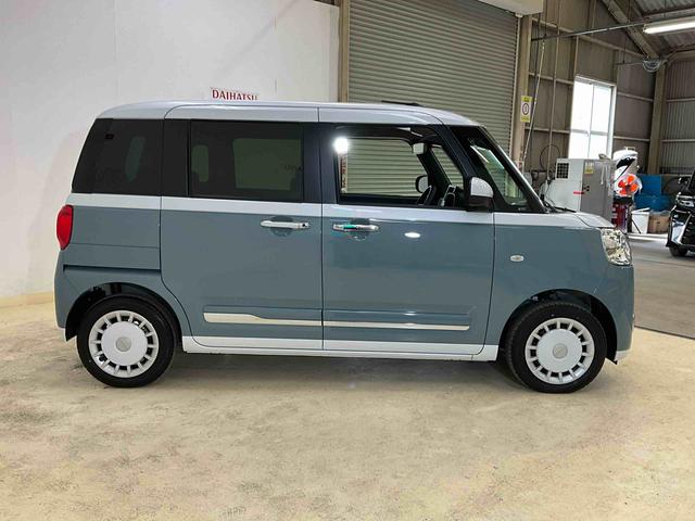 ムーヴキャンバスストライプスＧ　スマートアシスト　２ＷＤ　ＣＶＴ両側リヤパワースライドドア　スマートアシスト　バックカメラ　プッシュボタンエンジンスタート　ＬＥＤヘッドライト　コーナーセンサー　オートエアコン　オートライト　シートヒーター　フォグランプ　ＡＢＳ（京都府）の中古車