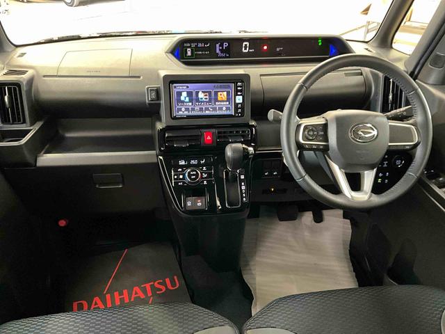 タントカスタムＲＳ　ターボ　スマートアシスト　２ＷＤ　ＣＶＴナビ　フルセグチューナー　ブルートゥース対応　パノラマモニター　ドライブレコーダー　ＥＴＣ　ターボ　スマートアシスト　プッシュボタ　ンエンジンスタート　両側リヤパワースライドドア　ＬＥＤヘッドライト（京都府）の中古車