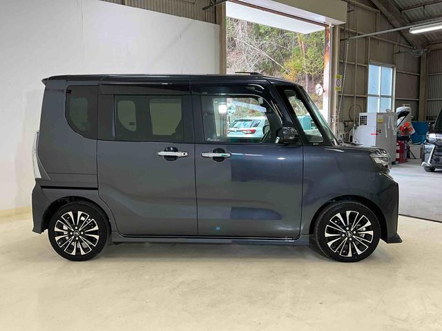 タントカスタムＲＳ　ターボ　スマートアシスト　２ＷＤ　ＣＶＴナビ　フルセグチューナー　ブルートゥース対応　パノラマモニター　ドライブレコーダー　ＥＴＣ　ターボ　スマートアシスト　プッシュボタ　ンエンジンスタート　両側リヤパワースライドドア　ＬＥＤヘッドライト（京都府）の中古車