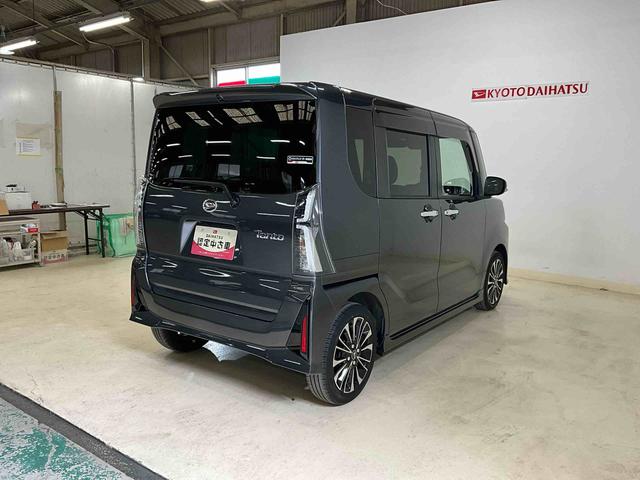 タントカスタムＲＳ　ターボ　スマートアシスト　２ＷＤ　ＣＶＴナビ　フルセグチューナー　ブルートゥース対応　パノラマモニター　ドライブレコーダー　ＥＴＣ　ターボ　スマートアシスト　プッシュボタ　ンエンジンスタート　両側リヤパワースライドドア　ＬＥＤヘッドライト（京都府）の中古車