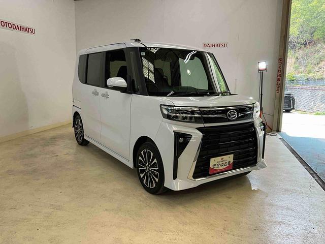 タントカスタムＲＳディスプレイオーディオ　パノラマモニター　ＬＥＤヘッドランプ　両側電動スライドドア　プッシュボタンスタート　キーフリー　アイドリングストップ　シートヒーター　オートエアコン　オートライト　スマアシ（京都府）の中古車