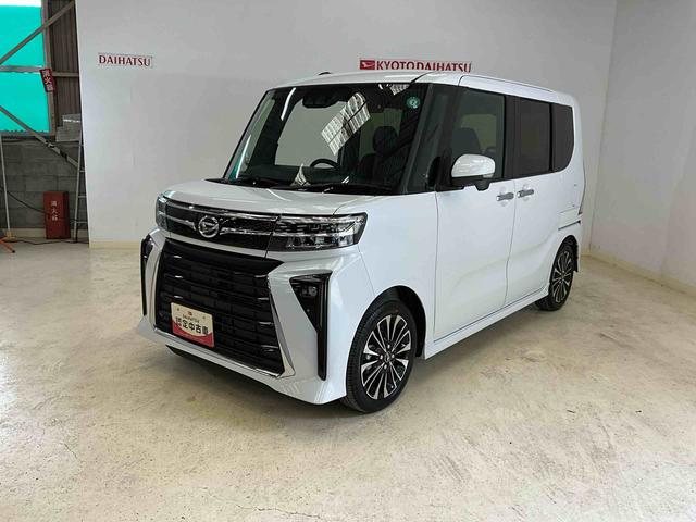 タントカスタムＲＳディスプレイオーディオ　パノラマモニター　ＬＥＤヘッドランプ　両側電動スライドドア　プッシュボタンスタート　キーフリー　アイドリングストップ　シートヒーター　オートエアコン　オートライト　スマアシ（京都府）の中古車