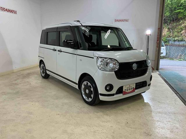 ムーヴキャンバスＧブラックアクセントＶＳ　ＳＡIIIパールホワイト　純正ナビ　ＥＴＣ付車　車内目立った傷なし　スマートアシスト　ＬＥＤヘッドランプ（京都府）の中古車