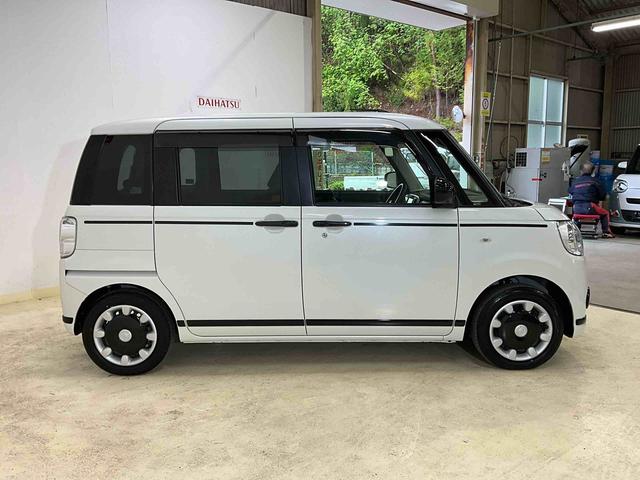 ムーヴキャンバスＧブラックアクセントＶＳ　ＳＡIIIパールホワイト　純正ナビ　ＥＴＣ付車　車内目立った傷なし　スマートアシスト　ＬＥＤヘッドランプ（京都府）の中古車