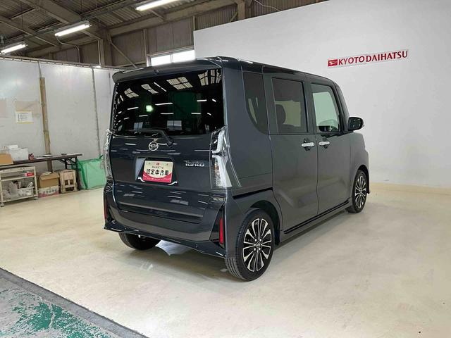 タントカスタムＲＳダイハツ認定中古車　予防安全機能スマートアシスト搭載　アイドリングストップ　オートマチックハイビーム　オートライト　ＬＥＤヘッドライト　電動格納ミラー　キーフリーキー　バックモニター　シートヒーター（京都府）の中古車