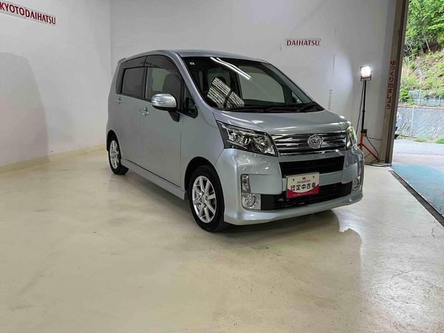 ムーヴカスタム　Ｘ　２ＷＤ　ＣＶＴＣＤチューナー　プッシュボタンエンジンスタート　アルミホイール　ＬＥＤヘッドライト　アイドリングストップ　オートライト　カーペットマット　オートエアコン　バイザー　フォグランプ　パワステ　ＡＢＳ（京都府）の中古車