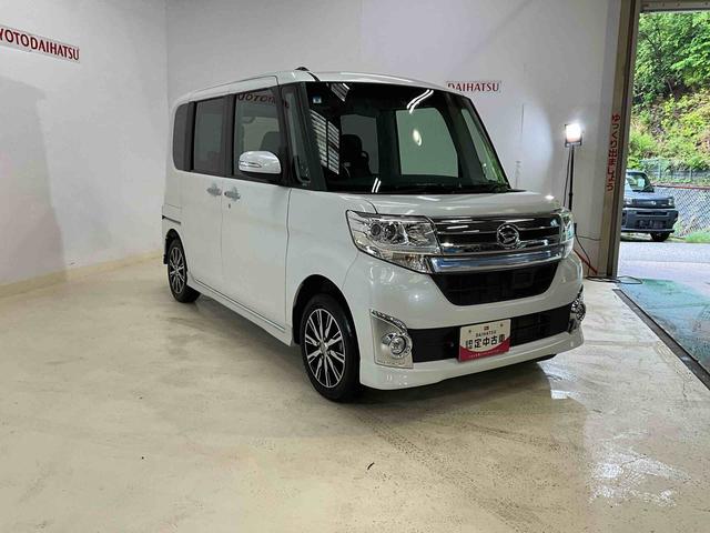 タントカスタムＸ　トップエディションＳＡII片側電動スライドドア　ダイハツ純正メモリーナビ　バックカメラ　ＥＴＣ　ＬＥＤヘッドライト　オートライト　スマートアシスト２　オートエアコン　キーフリーシステム　プッシュスタート　アルミホイール（京都府）の中古車