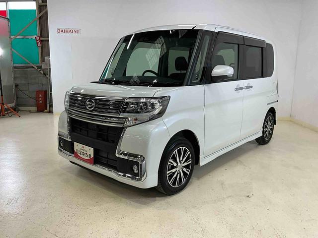 タントカスタムＸ　トップエディションリミテッドＳＡIIIワンオーナー　衝突軽減ブレーキ　認定中古車　ナビ　ドライブレコーダー　ＥＴＣ　パノラマモニター　両側電動スライドドア　運転席シートヒーター　オートライト　ＬＥＤヘッドライト（京都府）の中古車