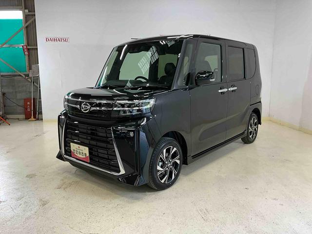 タントカスタムＸワンオーナー　衝突軽減ブレーキ　認定中古車　両側電動スライドドア　運転席助手席シートヒーター　電動パーキングブレーキ　オートブレーキホールド機能　オーディオレス車　スマートキー　プッシュボタンスタート（京都府）の中古車