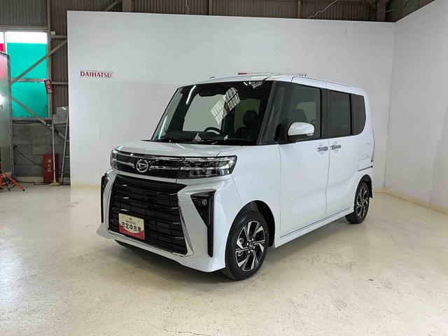 タントカスタムＸダイハツ認定中古車　予防安全機能スマートアシスト搭載　アイドリングストップ　オートライト　オートマチックハイビーム　電動格納ミラー　ＬＥＤヘッドライト　バックモニター　キーフリーキー　シートヒーター（京都府）の中古車