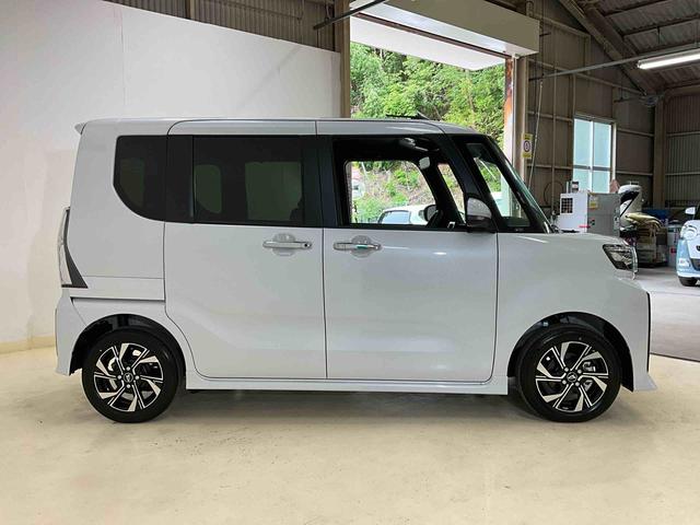 タントカスタムＸダイハツ認定中古車　予防安全機能スマートアシスト搭載　アイドリングストップ　オートライト　オートマチックハイビーム　電動格納ミラー　ＬＥＤヘッドライト　バックモニター　キーフリーキー　シートヒーター（京都府）の中古車