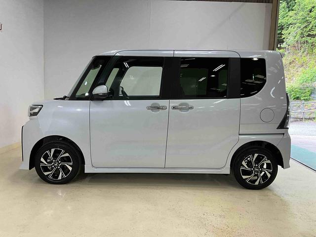 タントカスタムＸダイハツ認定中古車　予防安全機能スマートアシスト搭載　アイドリングストップ　オートライト　オートマチックハイビーム　電動格納ミラー　ＬＥＤヘッドライト　バックモニター　キーフリーキー　シートヒーター（京都府）の中古車