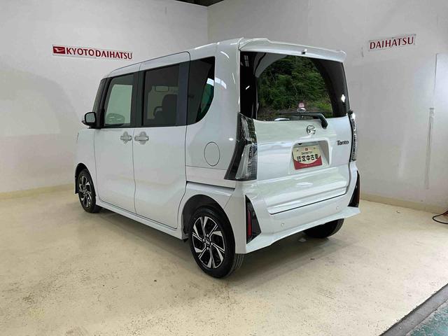 タントカスタムＸダイハツ認定中古車　予防安全機能スマートアシスト搭載　アイドリングストップ　オートライト　オートマチックハイビーム　電動格納ミラー　ＬＥＤヘッドライト　バックモニター　キーフリーキー　シートヒーター（京都府）の中古車