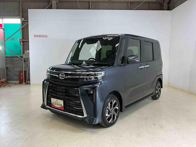 タントカスタムＸダイハツ認定中古車　予防安全機能スマートアシスト搭載　アイドリングストップ　オートマチックハイビーム　オートライト　ＬＥＤヘッドライト　バックモニター　キーフリーキー　シートヒーター　電動格納ミラー（京都府）の中古車