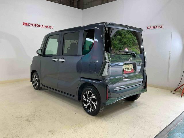 タントカスタムＸダイハツ認定中古車　予防安全機能スマートアシスト搭載　アイドリングストップ　オートマチックハイビーム　オートライト　ＬＥＤヘッドライト　バックモニター　キーフリーキー　シートヒーター　電動格納ミラー（京都府）の中古車