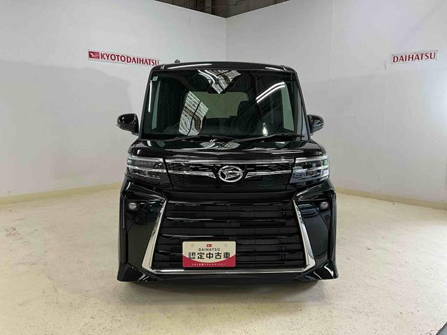 タントカスタムＸダイハツ認定中古車　予防安全機能スマートアシスト搭載　アイドリングストップ　オートマチックハイビーム　オートライト　ＬＥＤヘッドライト　電動格納ミラー　シートヒーター　バックモニター　キーフリーキー（京都府）の中古車