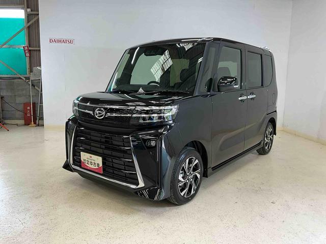 タントカスタムＸダイハツ認定中古車　予防安全機能スマートアシスト搭載　アイドリングストップ　オートマチックハイビーム　オートライト　ＬＥＤヘッドライト　電動格納ミラー　シートヒーター　バックモニター　キーフリーキー（京都府）の中古車