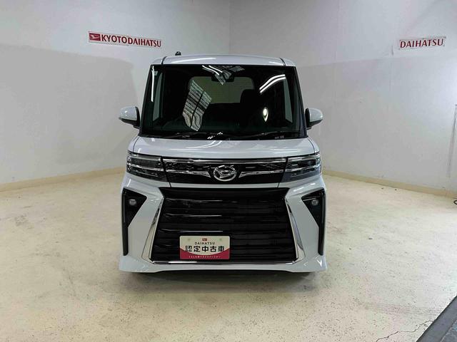 タントカスタムＲＳダイハツ認定中古車　予防安全機能スマートアシスト搭載　アイドリングストップ　オートライト　オートマチックハイビーム　ＬＥＤヘッドライト　電動格納ミラー　バックモニター　シートヒーター　キーフリーキー（京都府）の中古車