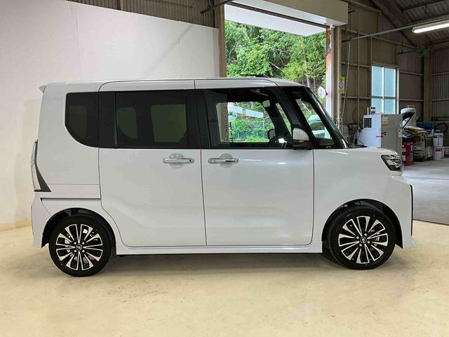タントカスタムＲＳダイハツ認定中古車　予防安全機能スマートアシスト搭載　アイドリングストップ　オートライト　オートマチックハイビーム　ＬＥＤヘッドライト　電動格納ミラー　バックモニター　シートヒーター　キーフリーキー（京都府）の中古車