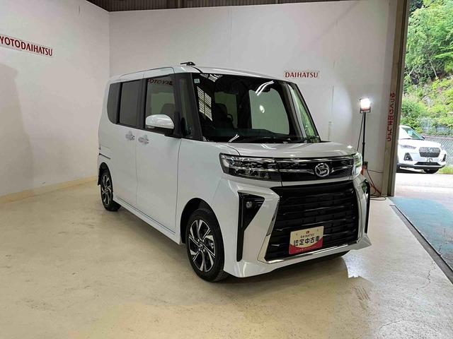 タントカスタムＸオーディオレス　バックカメラ　両側電動スライドドア　オートライト　オートハイビーム　ＬＥＤヘッドライト　ＬＥＤフォグランプ　運転席助手席シートヒーター　プッシュスタート　キーフリーシステム（京都府）の中古車