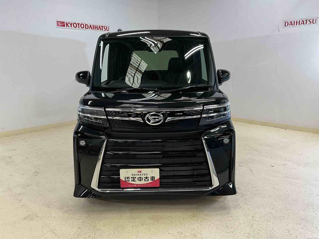 タントカスタムＸワンオーナー　衝突軽減ブレーキ　認定中古車　電動パーキングブレーキ　オートブレーキホールド機能　両側電動スライドドア　運転席助手席シートヒーター　プッシュボタンスタート　スマートキー　オーディオレス車（京都府）の中古車