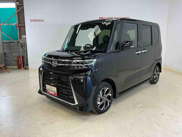 タントカスタムＸワンオーナー　衝突軽減ブレーキ　認定中古車　電動パーキングブレーキ　オートブレーキホールド機能　両側電動スライドドア　運転席助手席シートヒーター　プッシュボタンスタート　スマートキー　オーディオレス車（京都府）の中古車