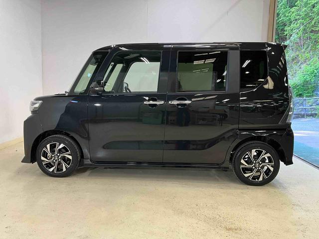 タントカスタムＸワンオーナー　衝突軽減ブレーキ　認定中古車　電動パーキングブレーキ　オートブレーキホールド機能　両側電動スライドドア　運転席助手席シートヒーター　プッシュボタンスタート　スマートキー　オーディオレス車（京都府）の中古車