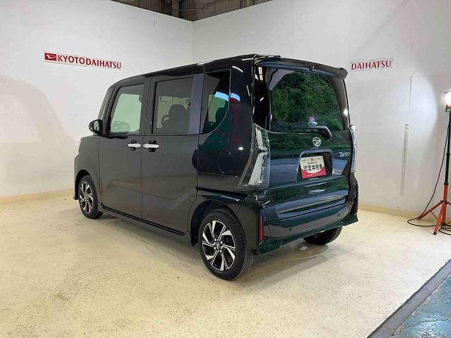 タントカスタムＸワンオーナー　衝突軽減ブレーキ　認定中古車　電動パーキングブレーキ　オートブレーキホールド機能　両側電動スライドドア　運転席助手席シートヒーター　プッシュボタンスタート　スマートキー　オーディオレス車（京都府）の中古車