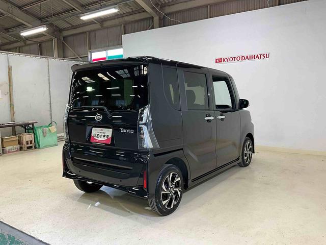タントカスタムＸワンオーナー　衝突軽減ブレーキ　認定中古車　電動パーキングブレーキ　オートブレーキホールド機能　両側電動スライドドア　運転席助手席シートヒーター　プッシュボタンスタート　スマートキー　オーディオレス車（京都府）の中古車