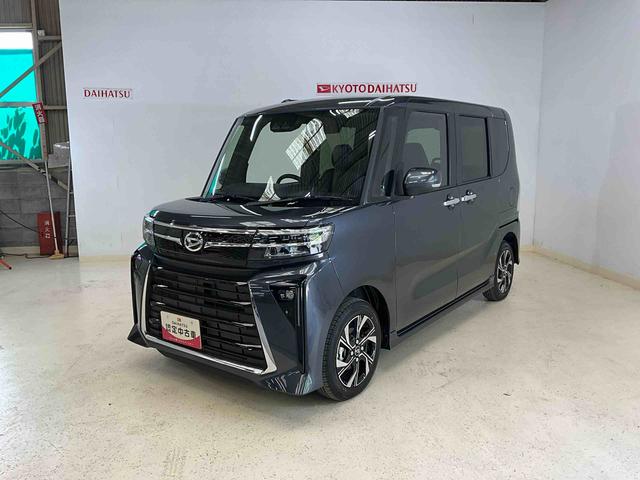 タントカスタムＸワンオーナー　衝突軽減ブレーキ　認定中古車　両側電動スライドドア　運転席助手席シートヒーター　電動パーキングブレーキ　オートブレーキホールド機能　プッシュボタンスタート　スマートキー　オーディオレス車（京都府）の中古車