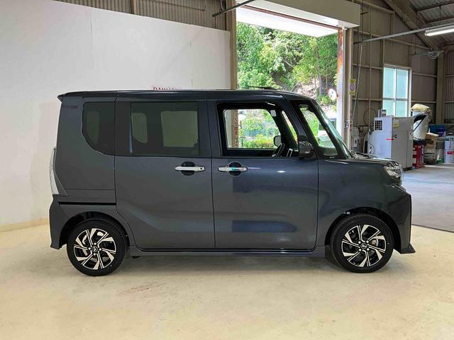 タントカスタムＸワンオーナー　衝突軽減ブレーキ　認定中古車　両側電動スライドドア　運転席助手席シートヒーター　電動パーキングブレーキ　オートブレーキホールド機能　プッシュボタンスタート　スマートキー　オーディオレス車（京都府）の中古車