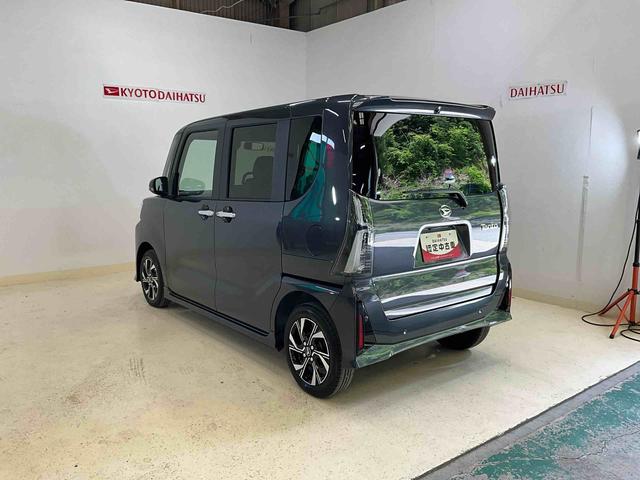 タントカスタムＸワンオーナー　衝突軽減ブレーキ　認定中古車　両側電動スライドドア　運転席助手席シートヒーター　電動パーキングブレーキ　オートブレーキホールド機能　プッシュボタンスタート　スマートキー　オーディオレス車（京都府）の中古車