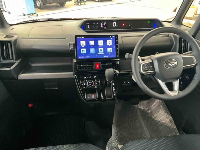 タントカスタムＲＳ　ターボ　スマートアシスト　２ＷＤ　ＣＶＴ１０インチナビ　バックカメラ　フルセグチューナー　ブルートゥース対応　ターボ　スマートアシスト　プッシュボタンエンジンスタート　両側リヤパワースライドドア　ＬＥＤヘッドライト　アルミホイール　ＡＢＳ（京都府）の中古車