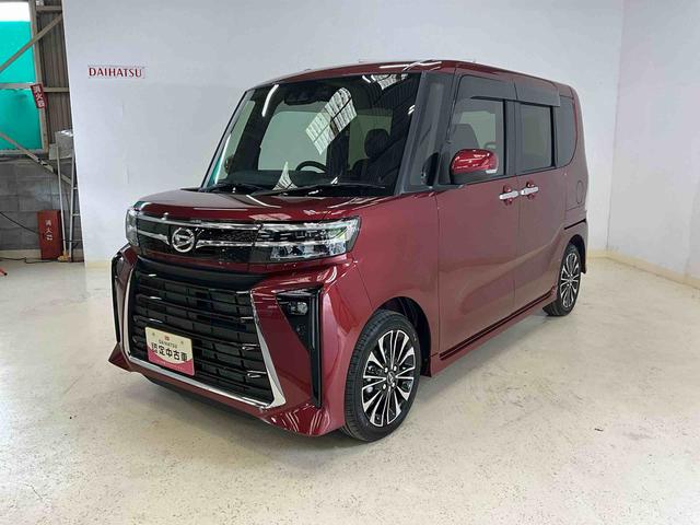 タントカスタムＲＳ　ターボ　スマートアシスト　２ＷＤ　ＣＶＴ１０インチナビ　バックカメラ　フルセグチューナー　ブルートゥース対応　ターボ　スマートアシスト　プッシュボタンエンジンスタート　両側リヤパワースライドドア　ＬＥＤヘッドライト　アルミホイール　ＡＢＳ（京都府）の中古車