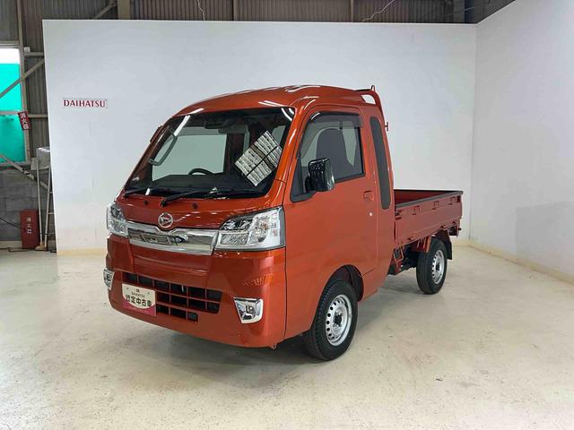 ハイゼットトラックジャンボＳＡIIIｔ　４ＷＤ　マニュアル（ミッション）スマートアシストＩＩＩｔ　４ＷＤ　ＬＥＤヘッドライト　マニュアルエアコン　キーレスエントリー　オートライト　スチールホイール　作業灯　コーナーセンサー　テールゲートチェーン　フォグランプ　ＡＢＳ（京都府）の中古車