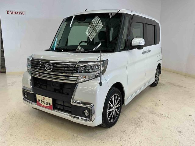 タントカスタムＸ　トップエディションＳＡIIナビ　バックカメラ　ＬＥＤヘッドライト　ＬＥＤフォグランプ　キーフリー　電動格納ドアミラー　片側電動スライドドア　オートエアコン（京都府）の中古車