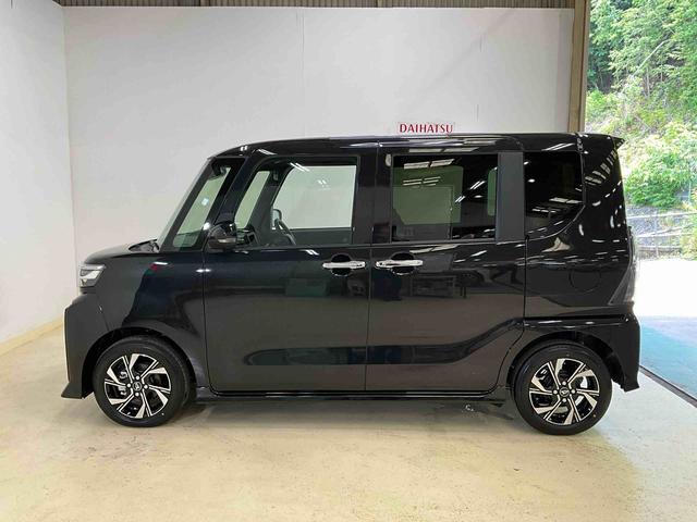 タントカスタムＸ　届出済み未使用車　ＬＥＤヘッドランプ　スマアシバックカメラ対応　ＬＥＤヘッドランプ　両側電動スライドドア　プッシュボタンスタート　キーフリー　アイドリングストップ　シートヒーター　ベンチシート　オートエアコン　オートライト　アルミホイール　ＡＢＳ（京都府）の中古車
