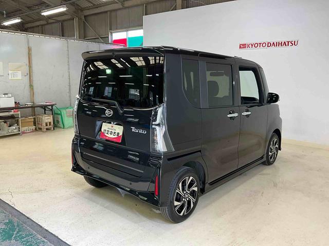 タントカスタムＸ　届出済み未使用車　ＬＥＤヘッドランプ　スマアシバックカメラ対応　ＬＥＤヘッドランプ　両側電動スライドドア　プッシュボタンスタート　キーフリー　アイドリングストップ　シートヒーター　ベンチシート　オートエアコン　オートライト　アルミホイール　ＡＢＳ（京都府）の中古車