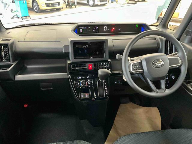 タントカスタムＸ　スマートアシスト　届出済み未使用車　バックカメラスマートアシスト　バックカメラ　プッシュボタンエンジンスタート　シートヒーター　ＬＥＤヘッドライト　両側リヤパワースライドドア　コーナーセンサー　アルミホイール　オートエアコン　オートライト　ＡＢＳ（京都府）の中古車