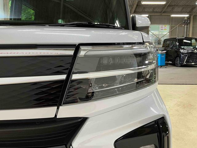 タントカスタムＸ　届出済未使用車ダイハツ認定中古車　予防安全機能スマートアシスト搭載　アイドリングストップ　オートライト　オートマチックハイビーム　ＬＥＤヘッドライト　電動格納ミラー　バックモニター　キーフリーキー　シートヒーター（京都府）の中古車