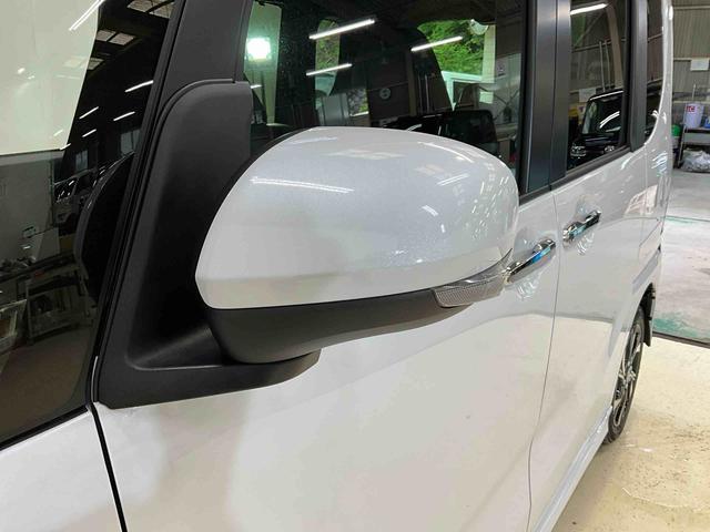 タントカスタムＸ　届出済未使用車ダイハツ認定中古車　予防安全機能スマートアシスト搭載　アイドリングストップ　オートライト　オートマチックハイビーム　ＬＥＤヘッドライト　電動格納ミラー　バックモニター　キーフリーキー　シートヒーター（京都府）の中古車