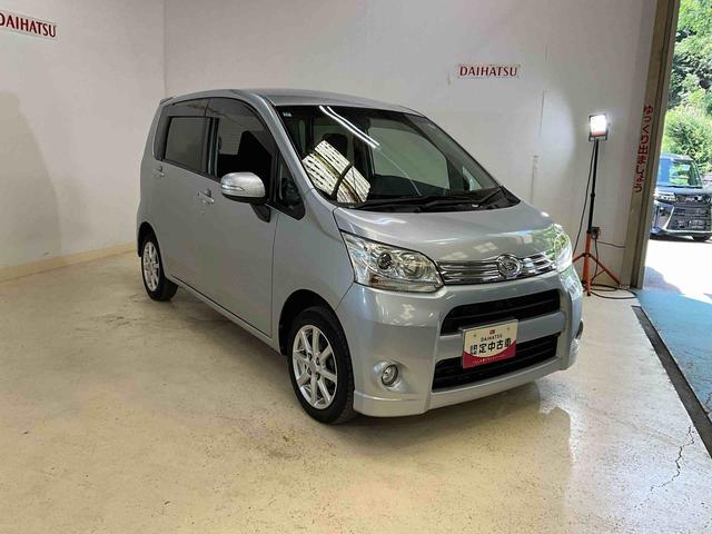 ムーヴカスタム　Ｘ　ワンセグナビ　ＥＴＣ　オートエアコン認定中古車　ワンセグナビ　ＥＴＣ　オートエアコン　アイドリングストップ　プッシュボタンスタート　キーフリーシステム　電動格納ドアミラー　アルミホイール（京都府）の中古車