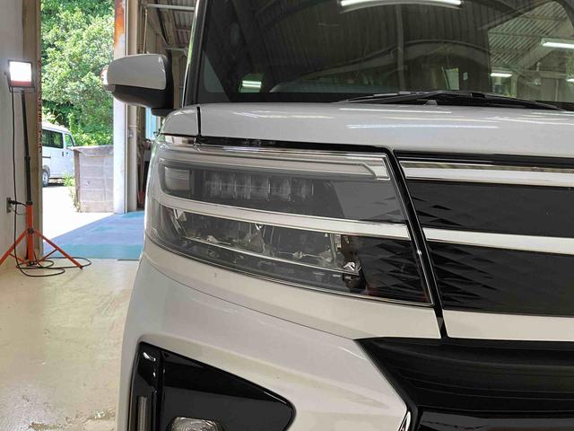 タントカスタムＲＳ　ディスプレイオーディオ　バックカメラ　ターボディスプレイオーディオ　フルセグチューナー　ブルートゥース対応　バックカメラ　ターボ　スマートアシスト　両側リヤパワースライドドア　プッシュボタンエンジンスタート　シートヒーター　ＬＥＤヘッドライト（京都府）の中古車