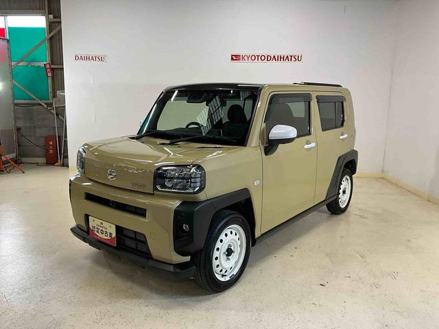 タフトＧスマアシ　電動パーキングブレーキ　前席両側シートヒーター　キーフリー　１６５／６５Ｒ１５インチタイヤ　アルミホイール　電動格納ドアミラー　ＬＥＤオートライト　ＬＥＤフォグランプ　オートエアコン（京都府）の中古車